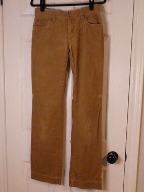 JACOB Camel Brown Corduroy Pants Slim Straight Leg - Size 5/6